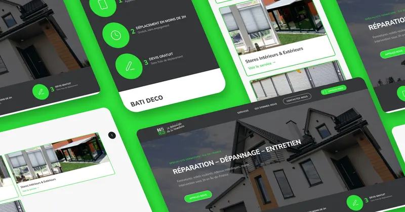 Bati Déco | Refonte du site vitrine