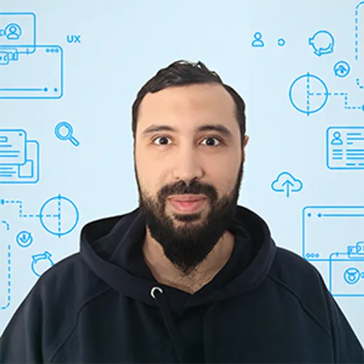 Portrait d'Ayoub JAA, UX/UI Designer freelance